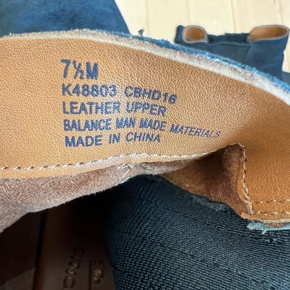 Kork-Ease women’s black suede leather round toe chunky heel wedge boots size 7.5 - Picture 11 of 12